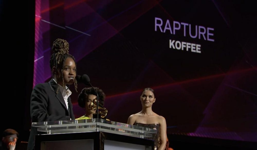 19yr-old Koffee wins GRAMMY Award for Best Reggae Album 2019