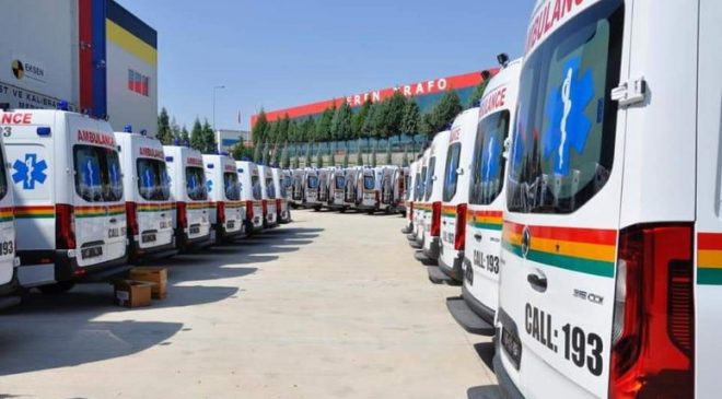 Government of Ghana to distribute over 300 ambulances Tuesday