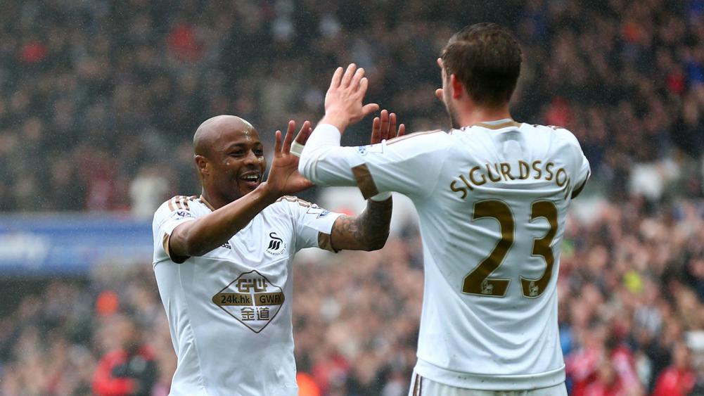Andre Ayew happy to end Swansea City goal drought