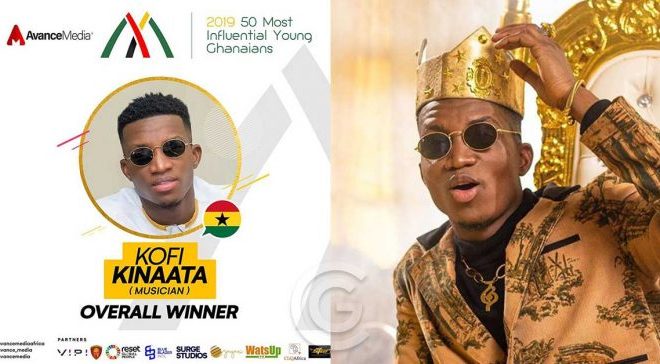 Kofi Kinaata voted 2019 Most Influential Young Ghanaian