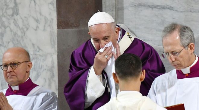 Pope ‘undergoes coronavirus test after suffering illness, but tests negative’