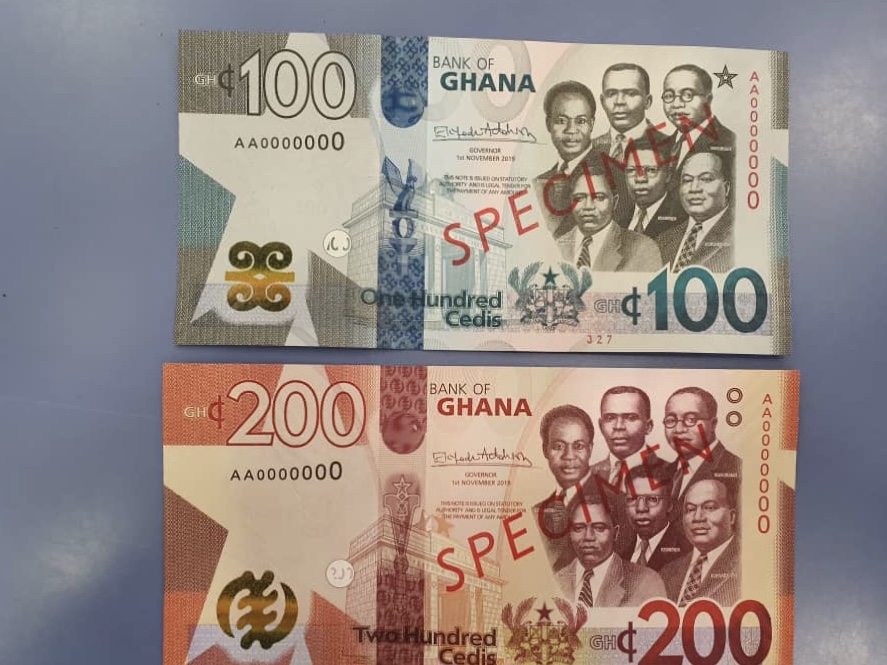 Printing of new GH¢200 and GH¢100 notes cost Ghana USm