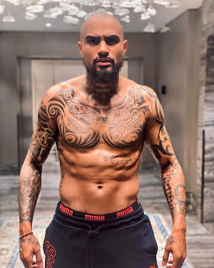 Kevin-Prince Boateng takes on a new look during self isolation period