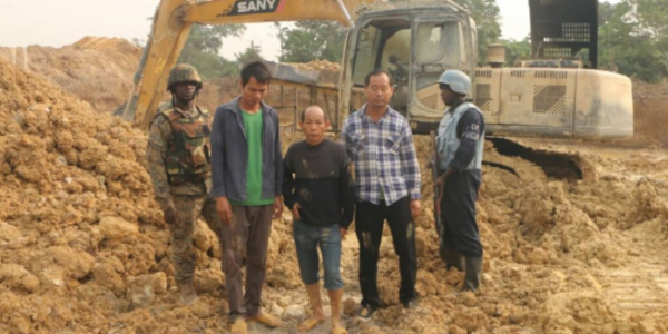 3 Chinese arrested for operating quarry illegally