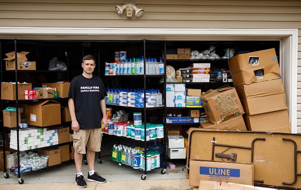 Man who hoarded hand sanitiser donates 17,000 bottles to charity