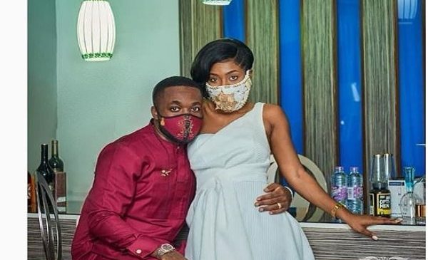 The Kennedy Osei, Tracy face mask photo that has got people talking