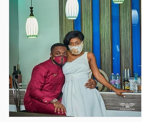 The Kennedy Osei, Tracy face mask photo that has got people talking