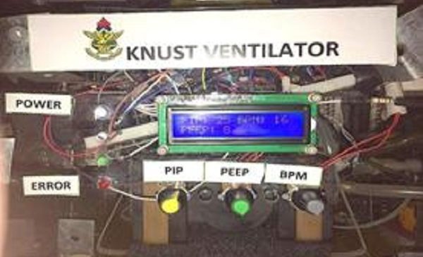 KNUST demonstrates working operation of locally-made ventilator