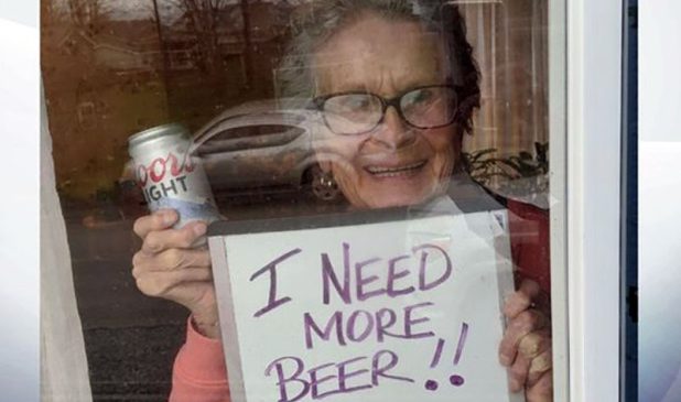 93-year-old’s plea for more beer during coronavirus lockdown goes viral