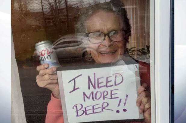93-year-old’s plea for more beer during coronavirus lockdown goes viral