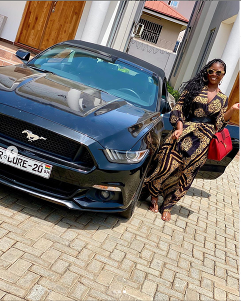 Salma Mumin got herself a Ford Mustang and she wants us to know