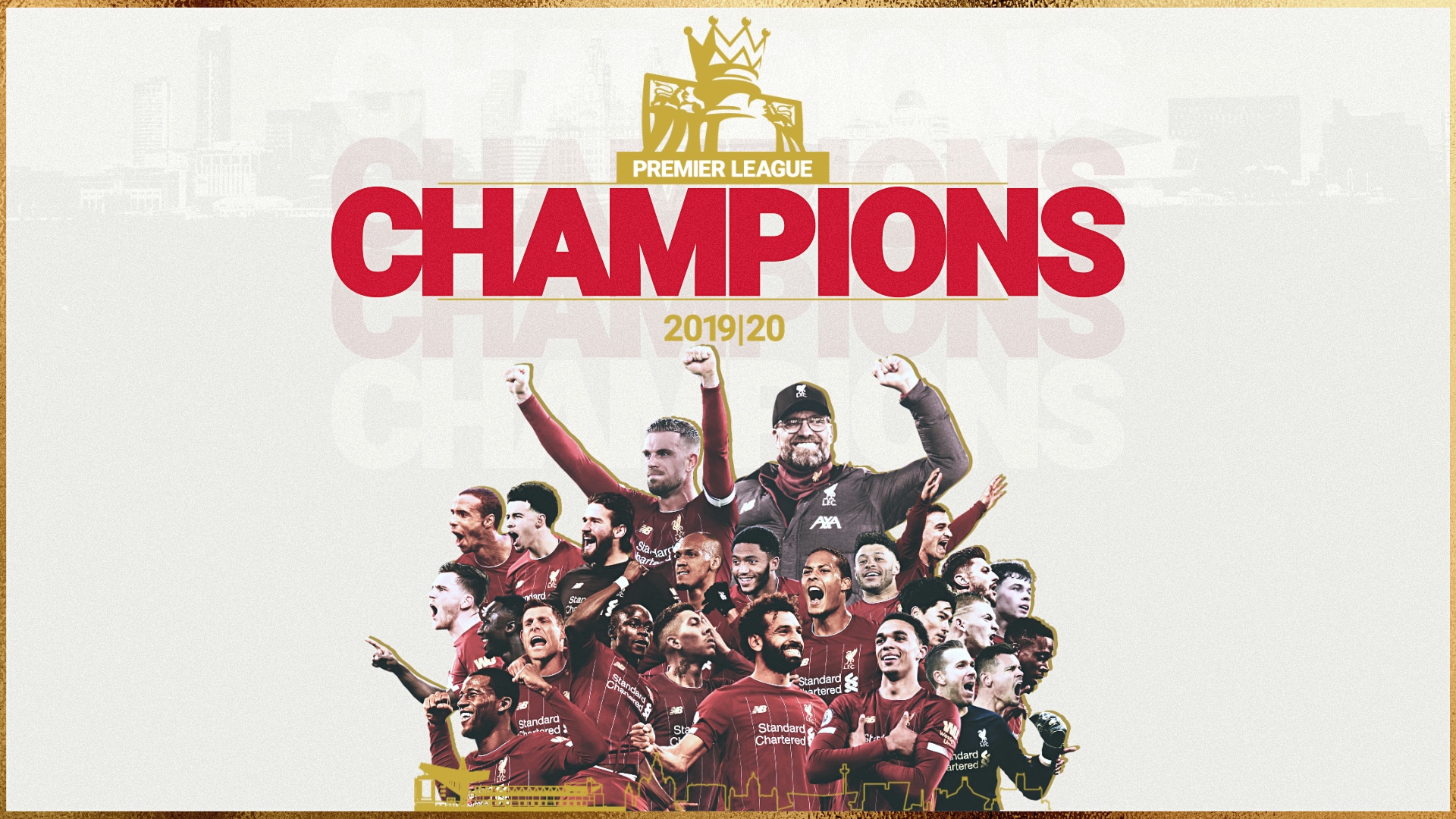 Liverpool win first Premier League title since 1990