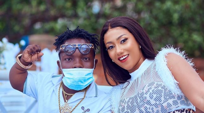 Shatta Bundle looks Richer than before in a latest photo with Hajia4Real during her birthday (+Photo)