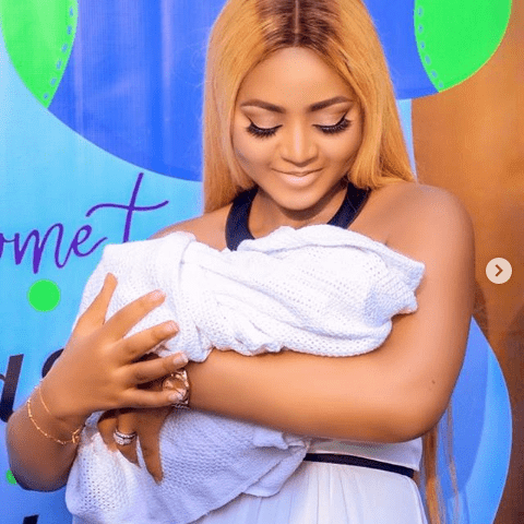 Photos of Regina Daniels’ baby’s naming ceremony leave fans in awe