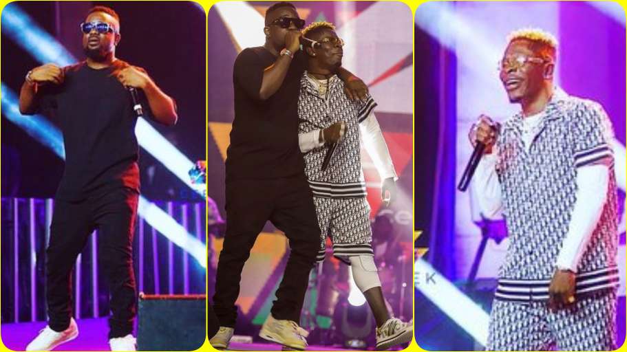 Shatta Wale And Sarkodie Performs For The First Time At Black Love Concert After Years Of Beefing (+Video)