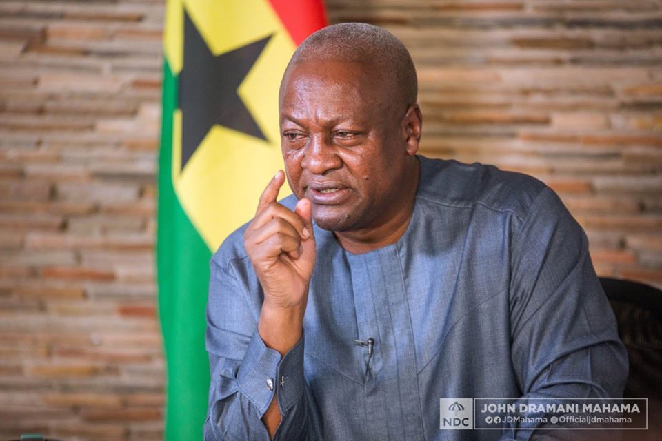 Akufo-Addo taken Ghana 28 years back – Mahama