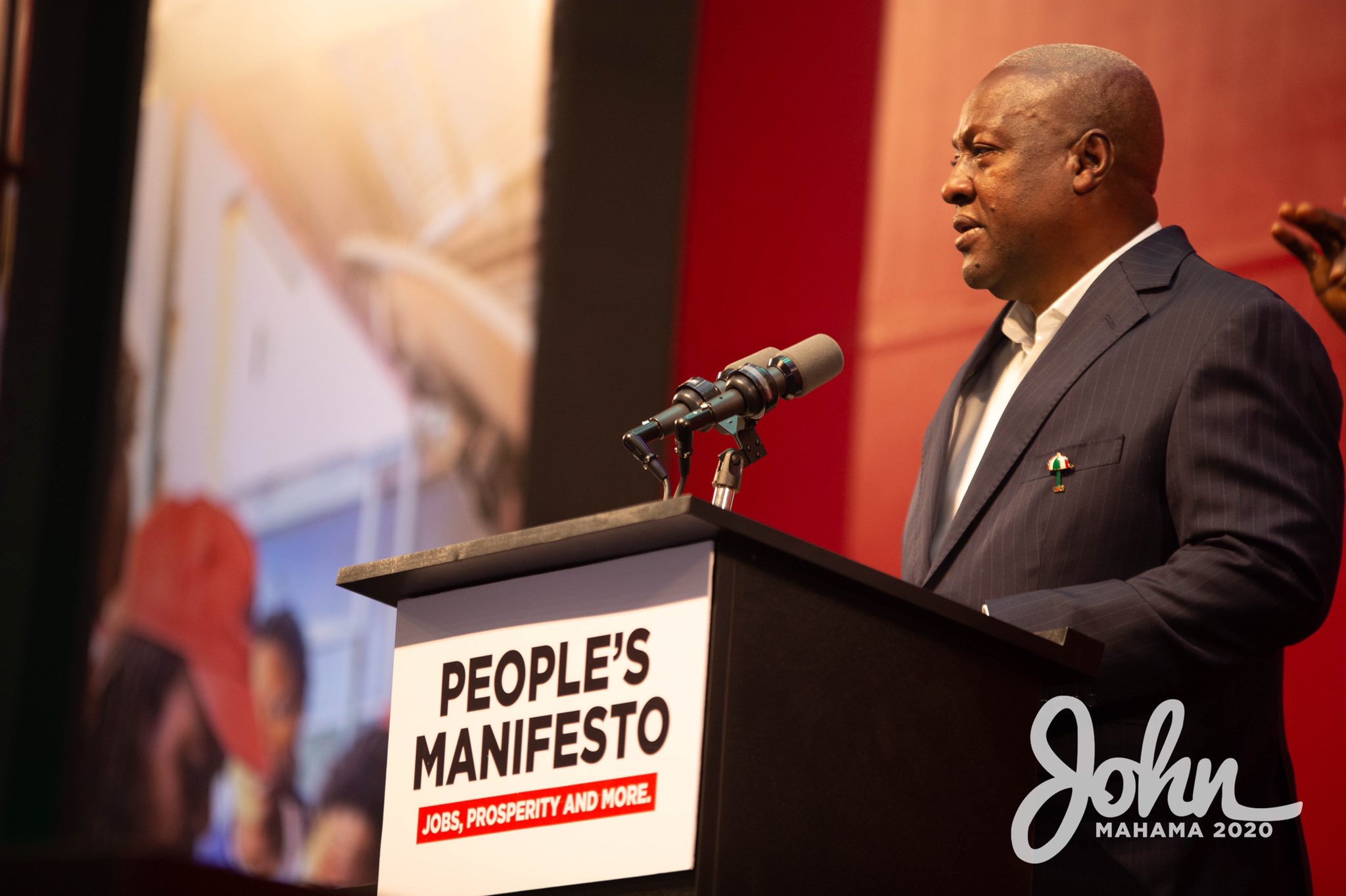 “We will Guarantee each and every Ghanaian a Better Life” – Mahama (+Video)