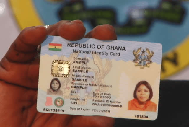 Your Ghana Card will be Tax ID Number for easy business transactions