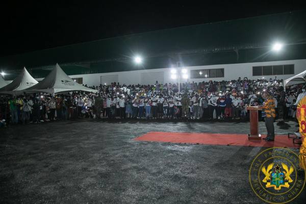 #1D1F: President Akufo-Addo Inspects  Million Tomato Processing Factory In Berekum