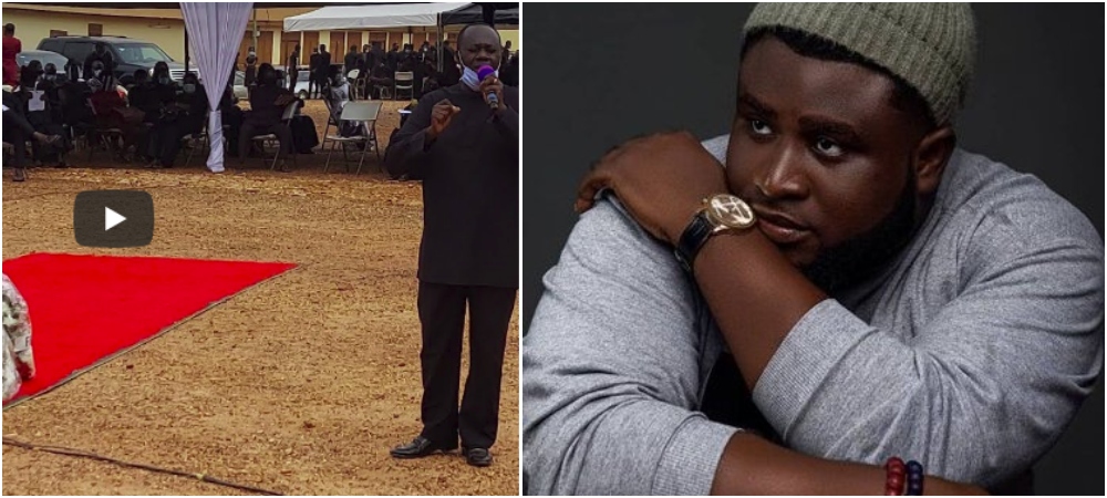 Video: Touching moment as Elder Mireku sings passionately at son’s funeral @ “Kaysi Owusu”