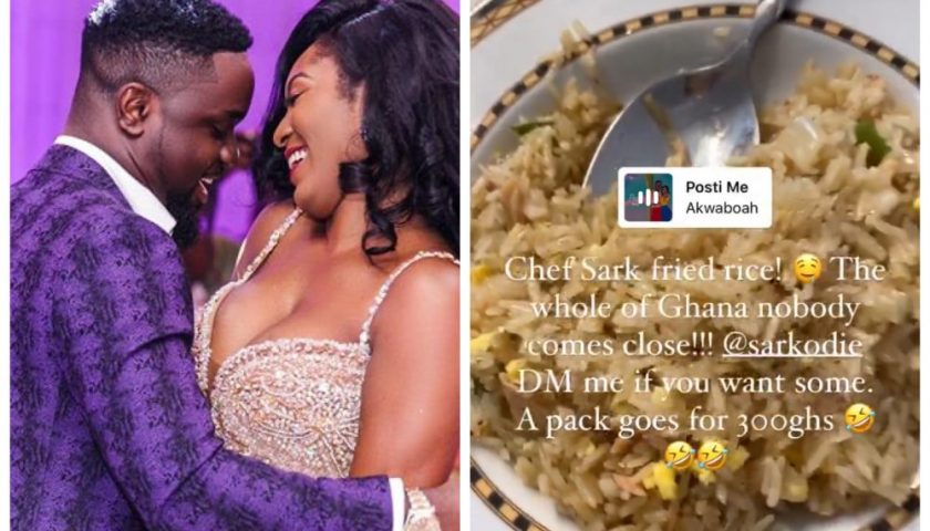 Sarkodie named best fried rice chef in Ghana by Tracy Sarkcess