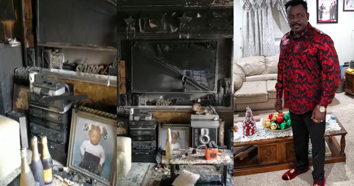 Koo Fori’s home burn to ashes after fire outbreak (VIDEO)