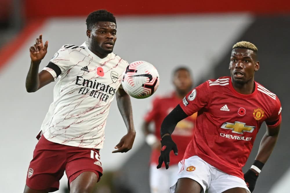 Arsenal’s Thomas Partey earns impressive stats in historic Man United win