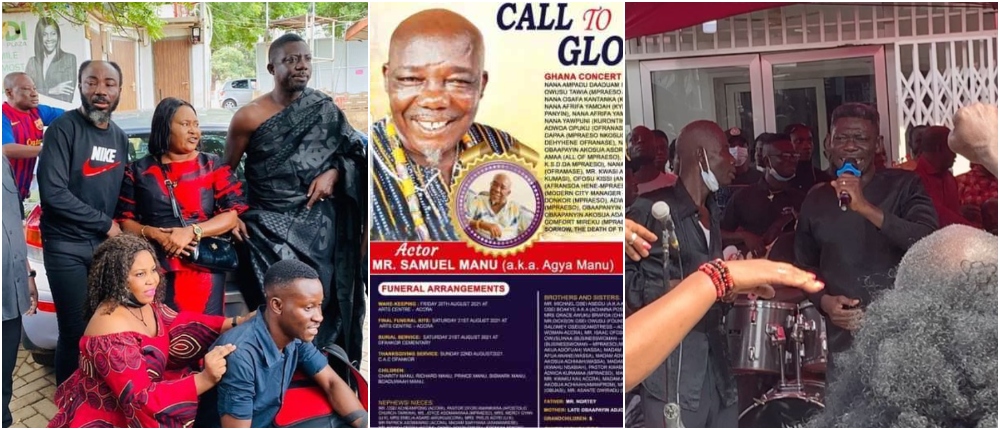Sad videos pop up as Kumawood stars came in numbers for the funeral of colleague Agya Manu [+Videos]