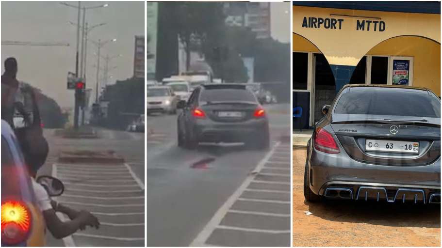 Reckless Benz driver who drifted his car in traffic arrested [+Video]