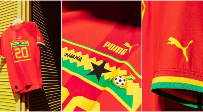 PUMA unveils Blackstars of Ghana’s away jersey ahead of 2022 World Cup