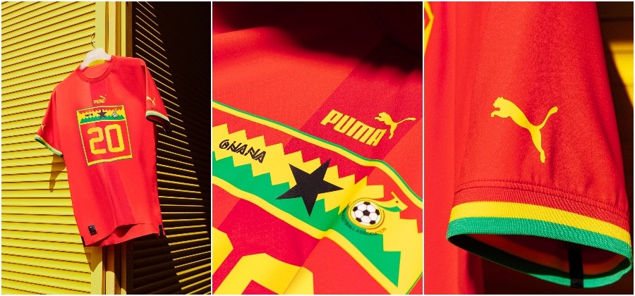 PUMA unveils Blackstars of Ghana’s away jersey ahead of 2022 World Cup