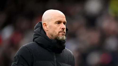 Manchester United manager Erik ten Hag signs a contract extension.