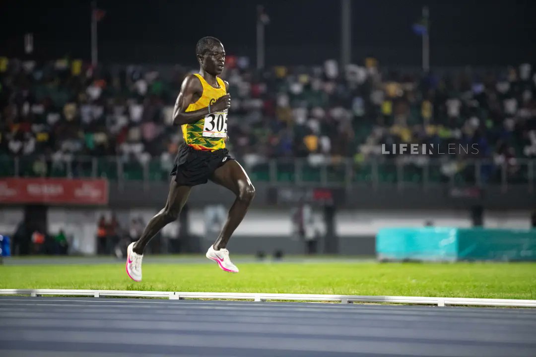 William Amponsah clinched the silver medal in the men’s half marathon at the Accra 2023 games.