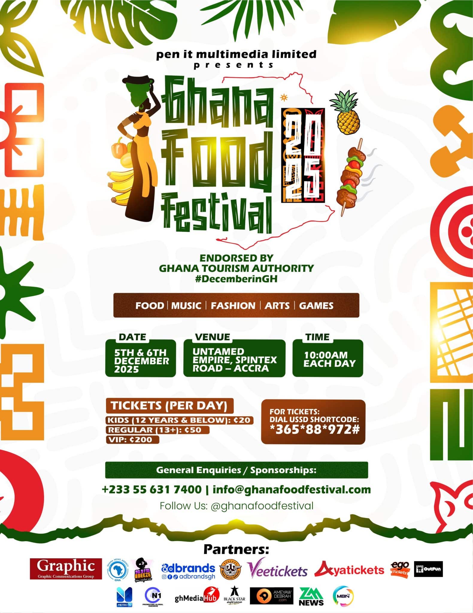 Ghana Food Festival 2025 opens with call to give back to the underprivileged